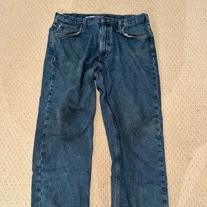 Carhartt flannel lined jeans